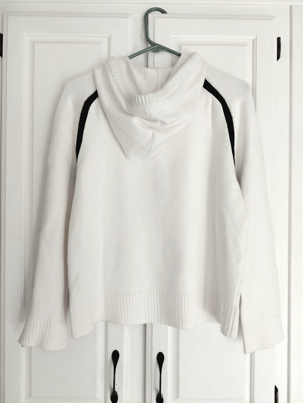 Lou & Grey for LOFT Tipped Hoodie Sweater Size XS - Picture 4 of 10